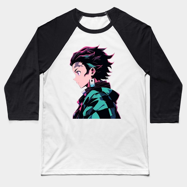 tanjiro Baseball T-Shirt by weirdesigns